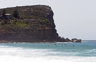 Image showing Surfers