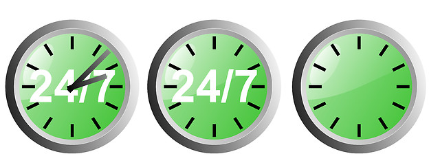 Image showing 24/7 Clock Icon	