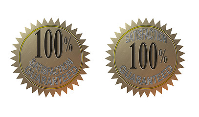 Image showing 100% Satisfaction Guaranteed Gold Seal