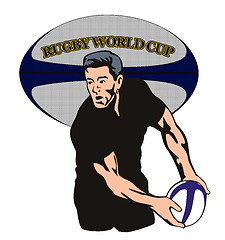 Image showing NZ All Blacks Rugby World Cup Player