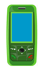 Image showing Cellphone Green