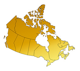 Image showing Map Canada