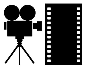 Image showing Movie Reel and Film