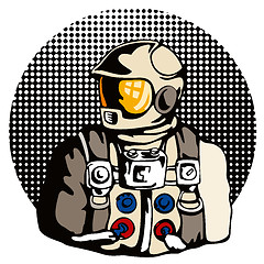 Image showing Astronaut Retro