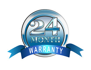 Image showing Icon 24  Month Warranty Blue