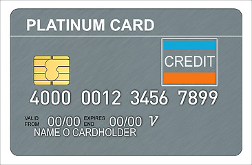 Image showing Platinum Credit Card