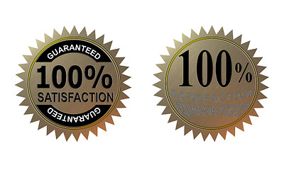 Image showing 100% Satisfaction Guaranteed Gold Seal