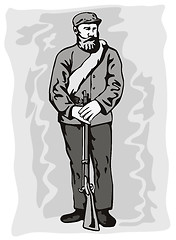 Image showing Civil War Soldier