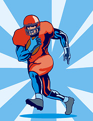 Image showing Football Player Running