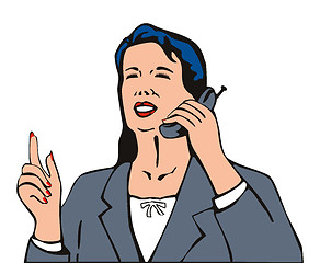 Image showing Businesswoman with Phone