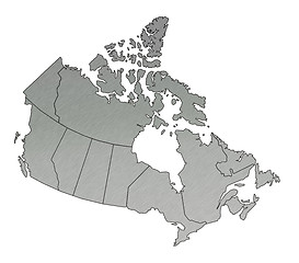 Image showing Map Canada