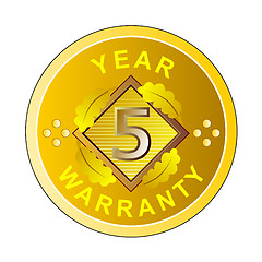 Image showing Year 5 Warranty