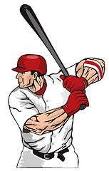 Image showing Baseball Player Batter