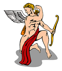 Image showing Angel Cupid Bow