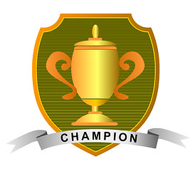 Image showing Championship Cup with Champion