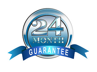 Image showing Icon 24  Month Guarantee Blue