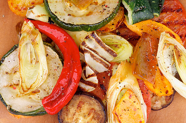 Image showing Grilled Vegetables