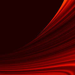 Image showing Red smooth twist light lines. EPS 10