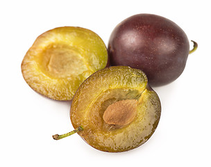 Image showing Fresh plums