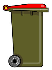 Image showing Wheely Bins