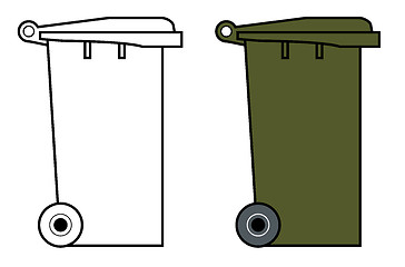 Image showing Wheely Bins