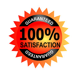 Image showing 100% Satisfaction Guaranteed Black Seal