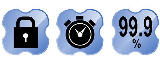 Image showing Padlock Alarm Clock 99.9% in Shield