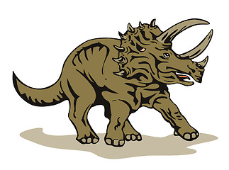 Image showing Triceratop Dinosaur