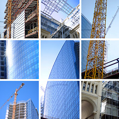 Image showing collage of construction