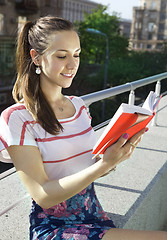 Image showing The student with book