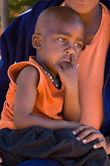 Image showing African Child and mother