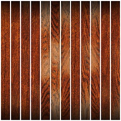 Image showing brown wooden planks backdrop