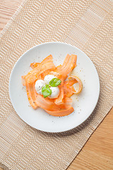 Image showing Salad with carrot the plate