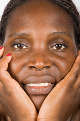 Image showing young African woman