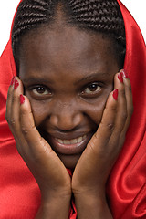 Image showing young African woman