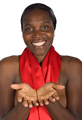 Image showing young African woman