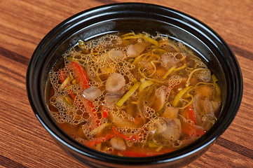 Image showing Fresh vegetable soup