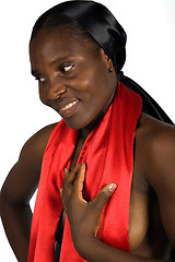 Image showing young African woman