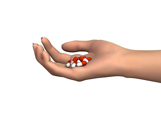 Image showing Taking Pills