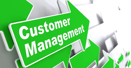 Image showing Customer Management. Business Concept.