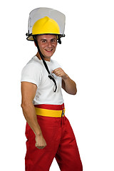 Image showing firefighter