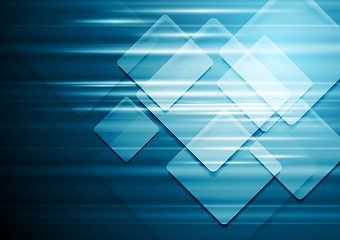 Image showing Technical blue vector background