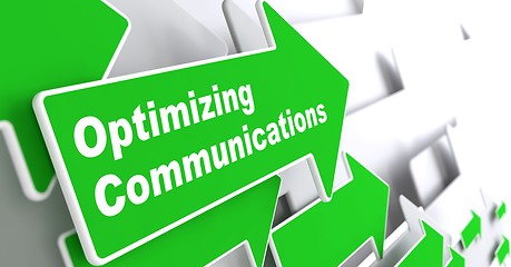 Image showing Optimizing Communications. Business Concept.