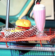 Image showing Drive in diner.