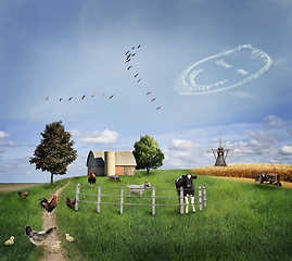 Image showing Country Life Concept