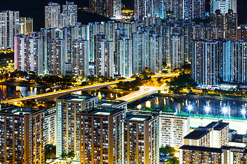 Image showing New territories district in Hong Kong