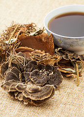 Image showing Chinese herbal medicine with ingredient