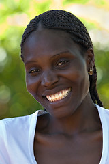 Image showing young African woman