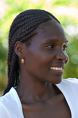 Image showing young African woman