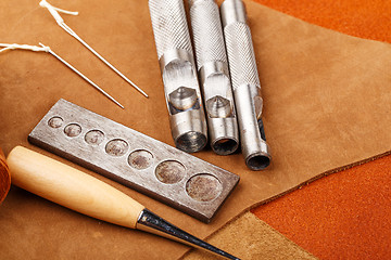 Image showing Leather craft tool